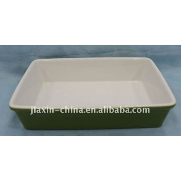 8.7"rectangle oven plate level line